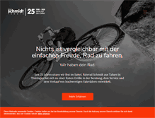 Tablet Screenshot of fahrrad-schmidt.de